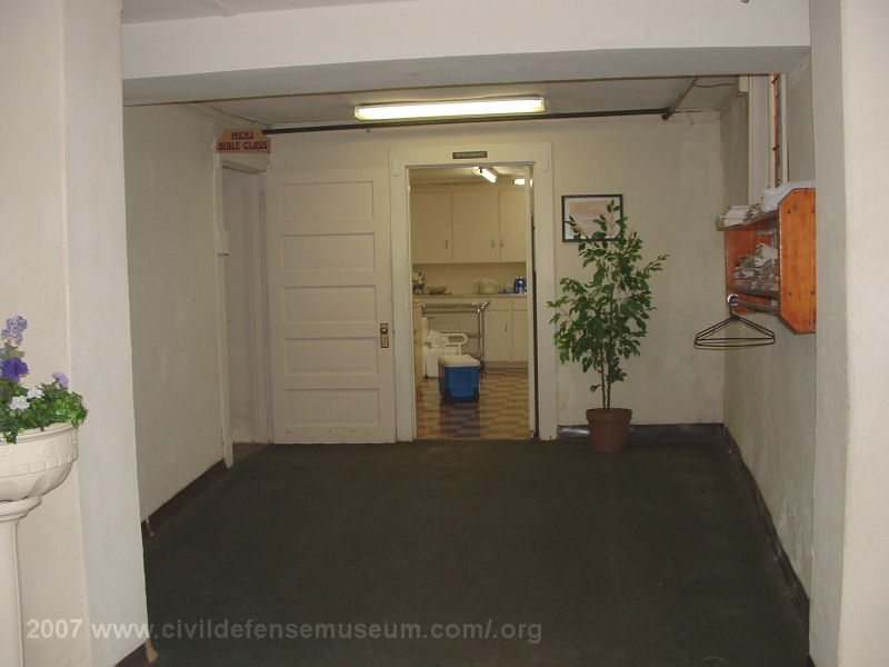 Basement Hallway By Kitchen