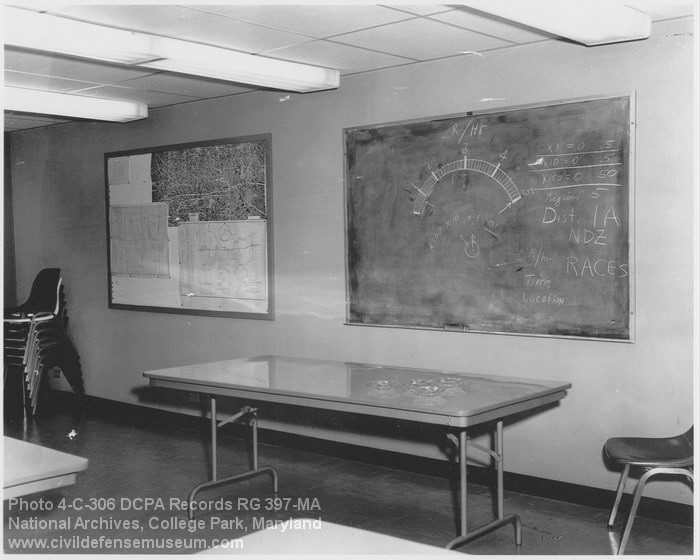 Early 1960s Photo Of Operations Room From The National Archives