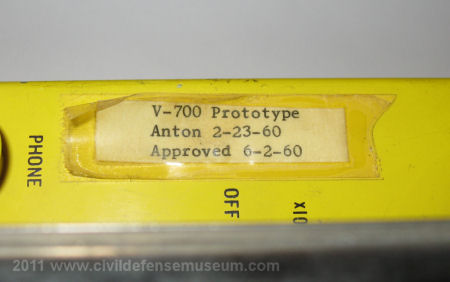 Anton CD V-700 Taped On Label