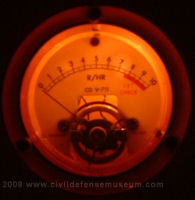 CD V-711 Meter with light on