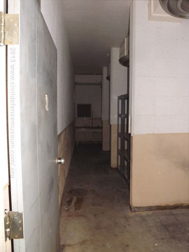 Looking Into Communications Room From Front Entry Hall