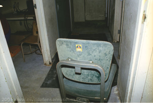 Chair in front entry hall.