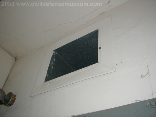 Air System Inlet Duct Over Door Between Mechanical Room Filter Room