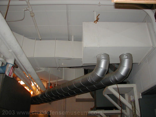 Air Inlet Duct With Generator Air Ducts Leading Off