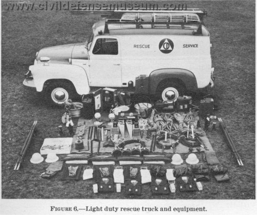 Light Duty Civil Defense Rescue Truck